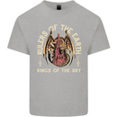 Dragons Rulers of the Earth Fantasy RPG Mens Cotton T-Shirt Tee Top Sports Grey