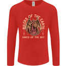 Dragons Rulers of the Earth Fantasy RPG Mens Long Sleeve T-Shirt Red