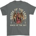 Dragons Rulers of the Earth Fantasy RPG Mens T-Shirt 100% Cotton Charcoal