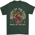 Dragons Rulers of the Earth Fantasy RPG Mens T-Shirt 100% Cotton Forest Green