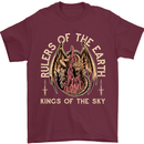 Dragons Rulers of the Earth Fantasy RPG Mens T-Shirt 100% Cotton Maroon