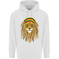 Dreadlock Rasta Lion Jamaica Jamaican Childrens Kids Hoodie White