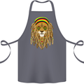 Dreadlock Rasta Lion Jamaica Jamaican Cotton Apron 100% Organic Steel