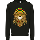 Dreadlock Rasta Lion Jamaica Jamaican Kids Sweatshirt Jumper Black