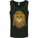 Dreadlock Rasta Lion Jamaica Jamaican Mens Vest Tank Top Black