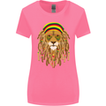 Dreadlock Rasta Lion Jamaica Jamaican Womens Wider Cut T-Shirt Azalea