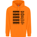 Dream Like Black Lives Matter History Month Childrens Kids Hoodie Orange