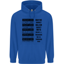 Dream Like Black Lives Matter History Month Childrens Kids Hoodie Royal Blue