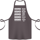 Dream Like Black Lives Matter History Month Cotton Apron 100% Organic Dark Grey