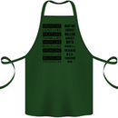 Dream Like Black Lives Matter History Month Cotton Apron 100% Organic Forest Green