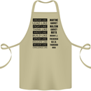 Dream Like Black Lives Matter History Month Cotton Apron 100% Organic Khaki
