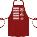 Dream Like Black Lives Matter History Month Cotton Apron 100% Organic Maroon