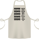Dream Like Black Lives Matter History Month Cotton Apron 100% Organic Natural