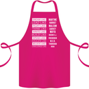 Dream Like Black Lives Matter History Month Cotton Apron 100% Organic Pink