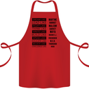 Dream Like Black Lives Matter History Month Cotton Apron 100% Organic Red