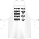 Dream Like Black Lives Matter History Month Cotton Apron 100% Organic White