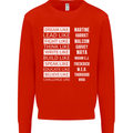 Dream Like Black Lives Matter History Month Kids Sweatshirt Jumper Bright Red