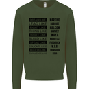 Dream Like Black Lives Matter History Month Kids Sweatshirt Jumper Forest Green
