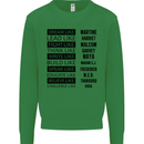 Dream Like Black Lives Matter History Month Kids Sweatshirt Jumper Irish Green