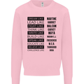 Dream Like Black Lives Matter History Month Kids Sweatshirt Jumper Light Pink