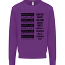 Dream Like Black Lives Matter History Month Kids Sweatshirt Jumper Purple