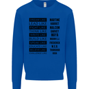 Dream Like Black Lives Matter History Month Kids Sweatshirt Jumper Royal Blue