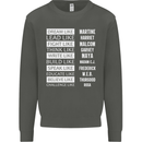 Dream Like Black Lives Matter History Month Kids Sweatshirt Jumper Storm Grey