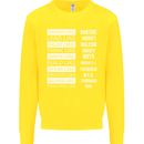 Dream Like Black Lives Matter History Month Kids Sweatshirt Jumper Yellow