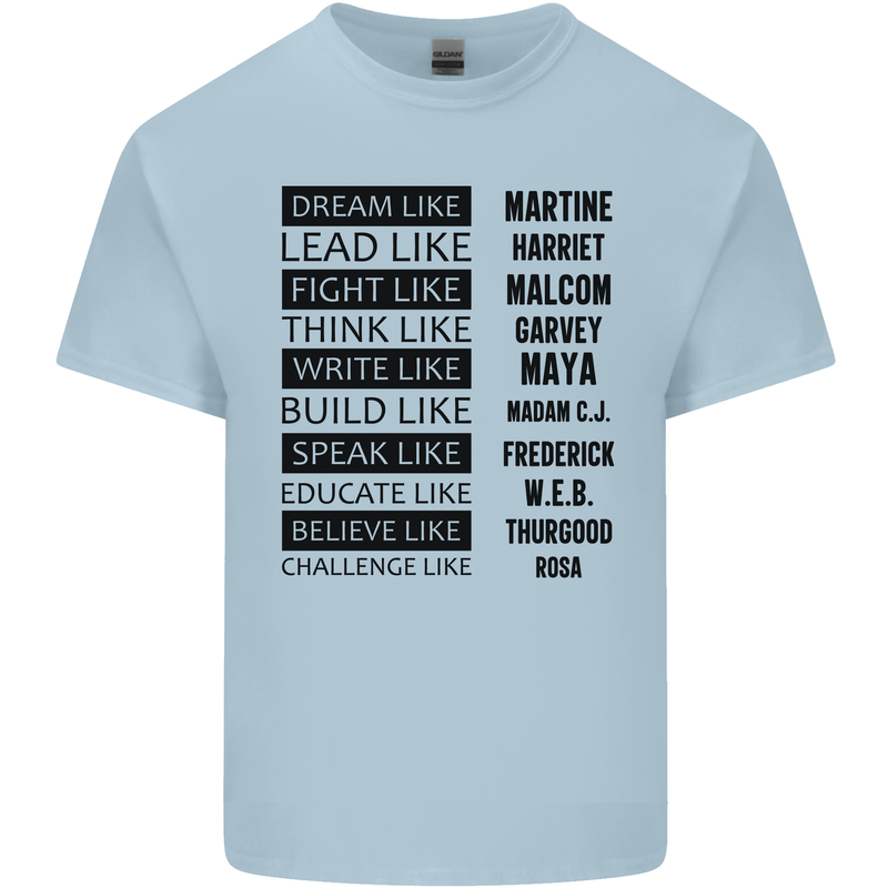 Dream Like Black Lives Matter History Month Kids T-Shirt Childrens Light Blue