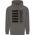 Dream Like Black Lives Matter History Month Mens 80% Cotton Hoodie Charcoal