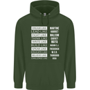Dream Like Black Lives Matter History Month Mens 80% Cotton Hoodie Forest Green