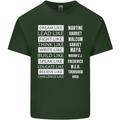 Dream Like Black Lives Matter History Month Mens Cotton T-Shirt Tee Top Forest Green