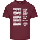 Dream Like Black Lives Matter History Month Mens Cotton T-Shirt Tee Top Maroon