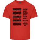 Dream Like Black Lives Matter History Month Mens Cotton T-Shirt Tee Top Red