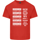 Dream Like Black Lives Matter History Month Mens Cotton T-Shirt Tee Top Red