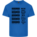 Dream Like Black Lives Matter History Month Mens Cotton T-Shirt Tee Top Royal Blue