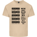 Dream Like Black Lives Matter History Month Mens Cotton T-Shirt Tee Top Sand