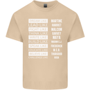 Dream Like Black Lives Matter History Month Mens Cotton T-Shirt Tee Top Sand