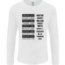 Dream Like Black Lives Matter History Month Mens Long Sleeve T-Shirt White