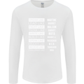 Dream Like Black Lives Matter History Month Mens Long Sleeve T-Shirt White