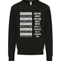 Dream Like Black Lives Matter History Month Mens Sweatshirt Jumper Black