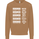 Dream Like Black Lives Matter History Month Mens Sweatshirt Jumper Caramel Latte