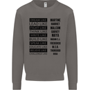 Dream Like Black Lives Matter History Month Mens Sweatshirt Jumper Charcoal