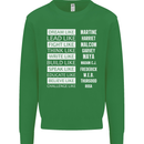 Dream Like Black Lives Matter History Month Mens Sweatshirt Jumper Irish Green