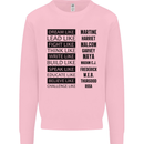 Dream Like Black Lives Matter History Month Mens Sweatshirt Jumper Light Pink
