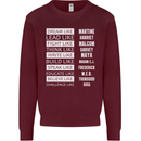 Dream Like Black Lives Matter History Month Mens Sweatshirt Jumper Maroon