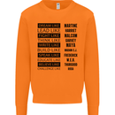 Dream Like Black Lives Matter History Month Mens Sweatshirt Jumper Orange