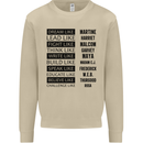 Dream Like Black Lives Matter History Month Mens Sweatshirt Jumper Sand