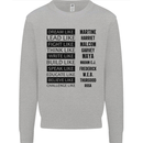Dream Like Black Lives Matter History Month Mens Sweatshirt Jumper Sports Grey
