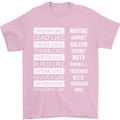 Dream Like Black Lives Matter History Month Mens T-Shirt Cotton Gildan Light Pink